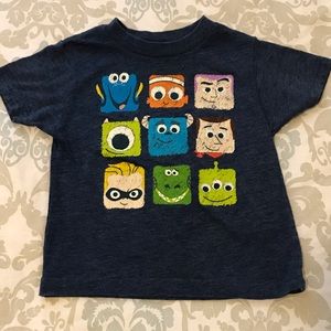 Disney Pixar Tee Toy Story Nemo Dory Monsters Dash